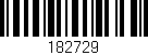 Código de barras (EAN, GTIN, SKU, ISBN): '182729'