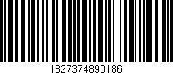 Código de barras (EAN, GTIN, SKU, ISBN): '1827374890186'