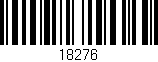 Código de barras (EAN, GTIN, SKU, ISBN): '18276'