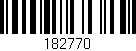 Código de barras (EAN, GTIN, SKU, ISBN): '182770'
