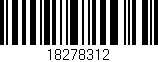Código de barras (EAN, GTIN, SKU, ISBN): '18278312'