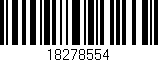 Código de barras (EAN, GTIN, SKU, ISBN): '18278554'