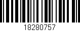 Código de barras (EAN, GTIN, SKU, ISBN): '18280757'