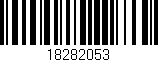 Código de barras (EAN, GTIN, SKU, ISBN): '18282053'