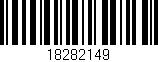 Código de barras (EAN, GTIN, SKU, ISBN): '18282149'