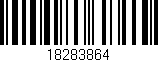 Código de barras (EAN, GTIN, SKU, ISBN): '18283864'