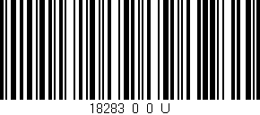 Código de barras (EAN, GTIN, SKU, ISBN): '18283_0_0_U'