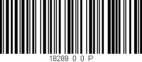 Código de barras (EAN, GTIN, SKU, ISBN): '18289_0_0_P'