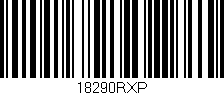 Código de barras (EAN, GTIN, SKU, ISBN): '18290RXP'