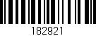 Código de barras (EAN, GTIN, SKU, ISBN): '182921'
