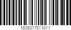 Código de barras (EAN, GTIN, SKU, ISBN): '1829317511011'