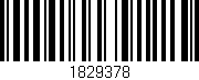 Código de barras (EAN, GTIN, SKU, ISBN): '1829378'