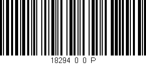 Código de barras (EAN, GTIN, SKU, ISBN): '18294_0_0_P'