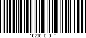 Código de barras (EAN, GTIN, SKU, ISBN): '18298_0_0_P'