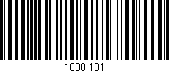 Código de barras (EAN, GTIN, SKU, ISBN): '1830.101'
