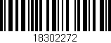 Código de barras (EAN, GTIN, SKU, ISBN): '18302272'