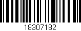 Código de barras (EAN, GTIN, SKU, ISBN): '18307182'