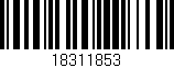 Código de barras (EAN, GTIN, SKU, ISBN): '18311853'