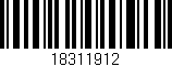 Código de barras (EAN, GTIN, SKU, ISBN): '18311912'
