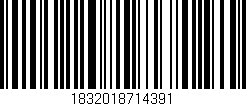 Código de barras (EAN, GTIN, SKU, ISBN): '1832018714391'