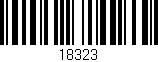 Código de barras (EAN, GTIN, SKU, ISBN): '18323'