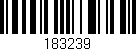 Código de barras (EAN, GTIN, SKU, ISBN): '183239'