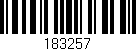 Código de barras (EAN, GTIN, SKU, ISBN): '183257'