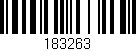 Código de barras (EAN, GTIN, SKU, ISBN): '183263'