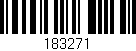 Código de barras (EAN, GTIN, SKU, ISBN): '183271'