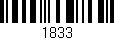 Código de barras (EAN, GTIN, SKU, ISBN): '1833'