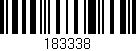 Código de barras (EAN, GTIN, SKU, ISBN): '183338'