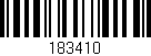 Código de barras (EAN, GTIN, SKU, ISBN): '183410'