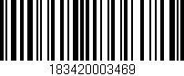 Código de barras (EAN, GTIN, SKU, ISBN): '183420003469'