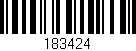 Código de barras (EAN, GTIN, SKU, ISBN): '183424'