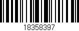Código de barras (EAN, GTIN, SKU, ISBN): '18358397'