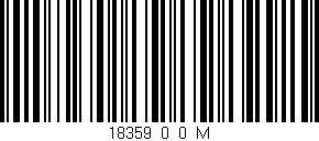 Código de barras (EAN, GTIN, SKU, ISBN): '18359_0_0_M'