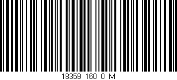 Código de barras (EAN, GTIN, SKU, ISBN): '18359_160_0_M'
