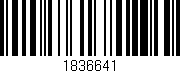 Código de barras (EAN, GTIN, SKU, ISBN): '1836641'