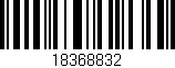 Código de barras (EAN, GTIN, SKU, ISBN): '18368832'