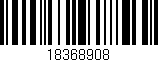 Código de barras (EAN, GTIN, SKU, ISBN): '18368908'