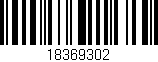 Código de barras (EAN, GTIN, SKU, ISBN): '18369302'