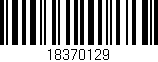 Código de barras (EAN, GTIN, SKU, ISBN): '18370129'