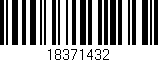 Código de barras (EAN, GTIN, SKU, ISBN): '18371432'