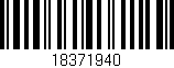 Código de barras (EAN, GTIN, SKU, ISBN): '18371940'