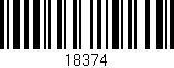 Código de barras (EAN, GTIN, SKU, ISBN): '18374'