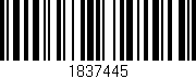 Código de barras (EAN, GTIN, SKU, ISBN): '1837445'