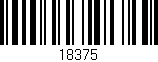 Código de barras (EAN, GTIN, SKU, ISBN): '18375'
