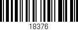 Código de barras (EAN, GTIN, SKU, ISBN): '18376'