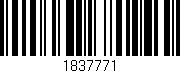 Código de barras (EAN, GTIN, SKU, ISBN): '1837771'