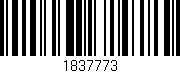 Código de barras (EAN, GTIN, SKU, ISBN): '1837773'